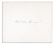 Invitation to The Coolidge White House & Pass for Parking -- 1924