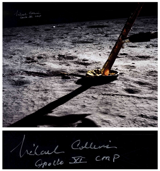 Michael Collins Signed 20 x 16 Photo -- The Eagle has landed