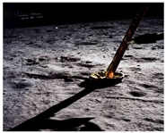 Michael Collins Signed 20'' x 16'' Photo -- ''The Eagle has landed''