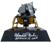 Apollo 16 Astronaut Charlie Duke Signed Lunar Module Model