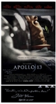 Fred Haise Signed Apollo 13 Movie Poster -- Houston, weve had a problem here!