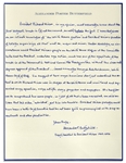 Alexander Butterfield Autograph Manuscript Signed Regarding Watergate and President Nixons Involvement -- ...Nixon, in my opinion, most assuredly knew about the first Watergate break-in...