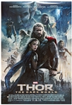 Chris Hemsworth & Tom Hiddleston Signed Thor Poster -- Measuring 27 x 40