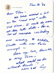 Near Fine 100-Piece Set of Congressional Lenox China, Hurley Porcelain by Tiffany and Dozens of Presidential Letters, Invitations and Signed Books -- From the Estate of Congressman John Dellenback