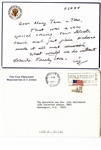 Near Fine 100-Piece Set of Congressional Lenox China, Hurley Porcelain by Tiffany and Dozens of Presidential Letters, Invitations and Signed Books -- From the Estate of Congressman John Dellenback