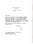 Near Fine 100-Piece Set of Congressional Lenox China, Hurley Porcelain by Tiffany and Dozens of Presidential Letters, Invitations and Signed Books -- From the Estate of Congressman John Dellenback