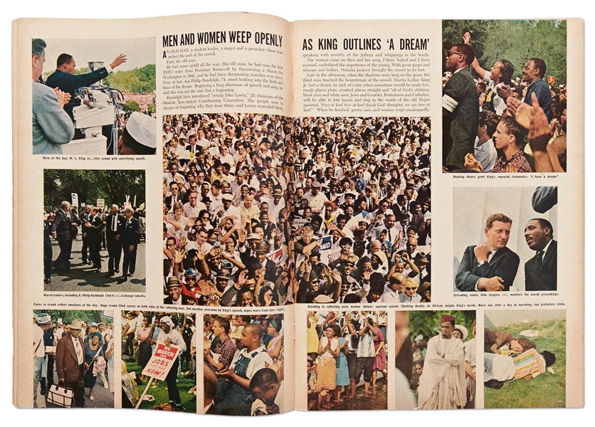 ''Ebony'' Magazine from November 1963 with March on Washington Coverage