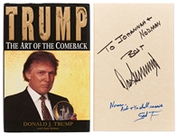 Donald Trump Signed First Edition of The Art of the Comeback -- With PSA/DNA COA
