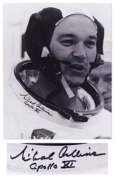 Michael Collins 8'' x 10'' Signed Photo -- With Novaspace COA