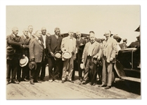 Photograph by David F. Barry of Attendees of the Funeral of James McLaughlin in 1923