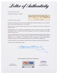 Aaron Burr Signature -- Encapsulated by PSA/DNA