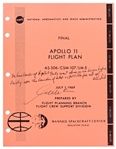 William Shatner Signed Apollo 11 Fight Plan with Handwritten Sentiment -- The brave souls of Apollo 11 truly went where no man had gone before...