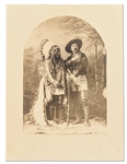 David F. Barry Photograph of Sitting Bull with Buffalo Bill Cody
