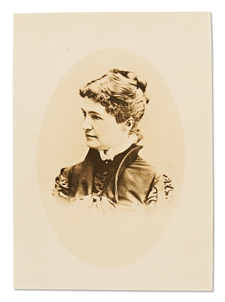 Lot of Four Photographs by David F. Barry -- Includes a Portrait of General George Custer, Custer's Wife, Custer's Scout Charles Reynolds & Custer's Bugler John Martin, Who Delivered His Last Order