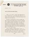 Fred Haise Signed Apollo 13 Press Kit, Adding the Famous Quote from the Mission: ''Houston, we've had a problem here!''
