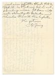 Carl Jung Autograph Letter Signed on Aging -- ''...I am constantly near the limit of my capacity and do not have the energy reserves that I used to have. It is the cunning feature of old age...''