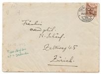 Carl Jung Autograph Letter Signed from 1942, Analyzing a Dream -- Jung Contrasts ''the unconscious and its natural-animalistic essence'' with ''the conscious (morals defined by law)''