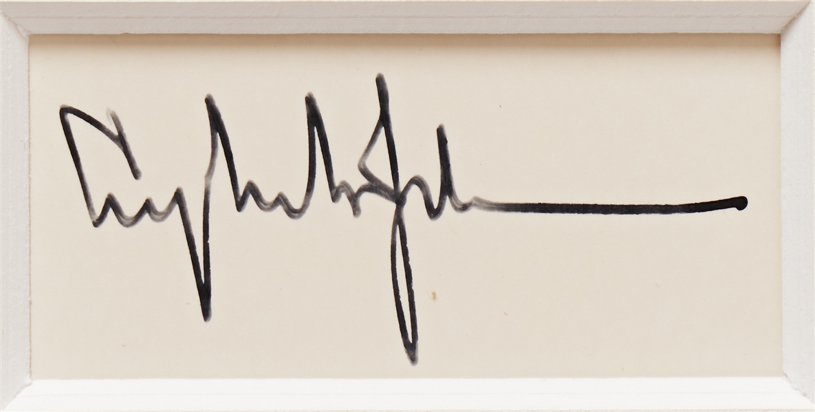 Powerful Signed Photo Display of Lyndon B. Johnson's Inauguration Aboard Air Force -- Signed by Jackie Kennedy, Lyndon B. Johnson & Lady Bird Johnson, with PSA/DNA COAs for All Three