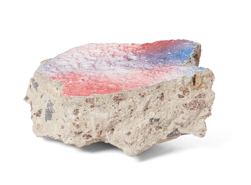 Large Piece of the Berlin Wall Measuring 7'' x 5'' x 2.5'' -- With COA from Volker Pawlowski
