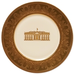 Bill Clinton White House China Service Plate from the Lenox Exhibit Collection