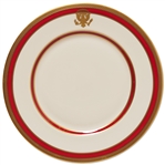 Ronald Reagan White House Salad Plate China from the Lenox Exhibit Collection -- Formal Design Used for State Dinners