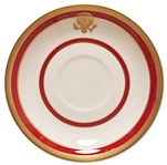 Ronald Reagan White House Cup & Saucer China from the Lenox Exhibit Collection -- Formal Design Used for State Dinners