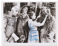 Ray Bolger and Jack Haley Signed Wizard of Oz 8 x 10 Publicity Still -- With PSA/DNA COA