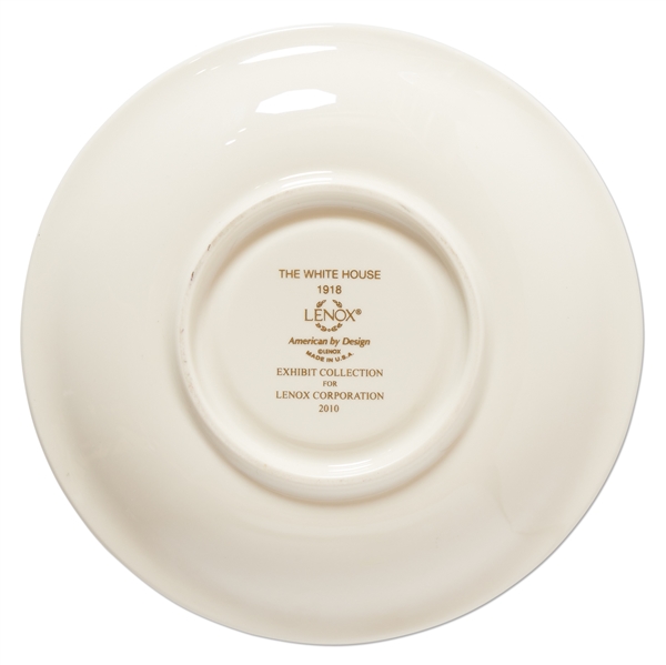Woodrow Wilson White House Cup & Saucer China from the Lenox Exhibit Collection