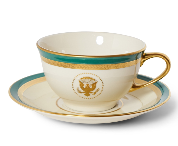 Harry Truman White House Cup & Saucer China from the Lenox Exhibit Collection