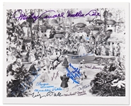 Wizard of Oz 10 x 8 Photo Signed by 11 of the Munchkins -- With PSA/DNA COA