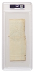 Alexander Hamilton Signature as Treasury Secretary, Encapsulated by PSA/DNA