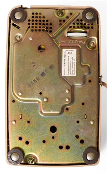 White House Used Telephone -- With White House Label on Directory Plate