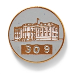 Set of Three Secret Service Lapel Pins from the John F. Kennedy Administration -- From the Collection of Dr. Dean W. Rudoy