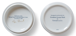 Near Fine 100-Piece Set of Congressional Lenox China, Hurley Porcelain by Tiffany and Dozens of Presidential Letters, Invitations and Signed Books -- From the Estate of Congressman John Dellenback