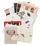 Near Fine 100-Piece Set of Congressional Lenox China, Hurley Porcelain by Tiffany and Dozens of Presidential Letters, Invitations and Signed Books -- From the Estate of Congressman John Dellenback