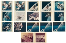 Large Lot of NASA Red Number Photos -- Includes 15 Gemini 4 Red Number Photos & Two Apollo 11 Photos