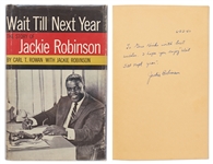 Jackie Robinson Signed First Edition, First Printing of His Autobiography Wait Till Next Year -- With PSA/DNA COA