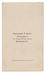 Scarce Robert E. Lee Signed CDV Photo in His General's Uniform -- With Bold, Clear Signature -- With University Archives COA
