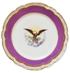 Abraham Lincoln White House Service Plate -- Scarce, in Near Fine Condition