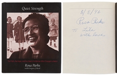Rosa Parks Signed First Edition of Her Memoir Quiet Strength -- Near Fine Condition in Original Dust Jacket