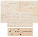 General William T. Sherman Autograph Letter Signed -- Sherman Writes a Glowing Letter to West Point Drawing Professor & Artist Robert W. Weir