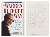 Warren Buffett Scarce Signed Copy of The Warren Buffett Way -- With a Lengthy & Humorous Inscription Mentioning Charlie Munger