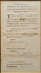 George Washington Signed Revolutionary War Discharge Document from 1783
