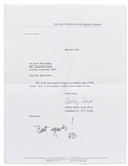 James Watson & Francis Crick Signed ''The Double Helix'' -- With University Archives COA