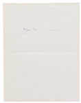 John F. Kennedy Full-Page Autograph Manuscript -- ''There are so many opportunities for special groups to profit at the general expense...''