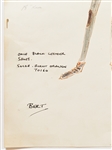 Original ''Mary Poppins'' Costume Sketch of Dick Van Dyke as Bert -- Large Sketch Measures 14.5'' x 23'', from the Estate of ''Mary Poppins'' Producer Bill Walsh