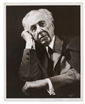 Frank Lloyd Wright Signed 8 x 10 Photo -- With University Archives COA