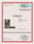 Frank Lloyd Wright Signed 8'' x 10'' Photo -- With University Archives COA