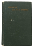 General William T. Sherman Signed Volume of His Memoirs