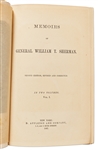 General William T. Sherman Signed Volume of His Memoirs